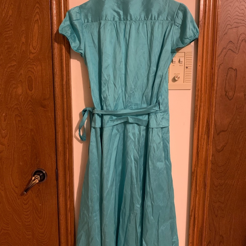 Elegant Blue Women's Dress